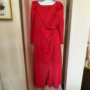 New Kay Unger New York Red formal dress